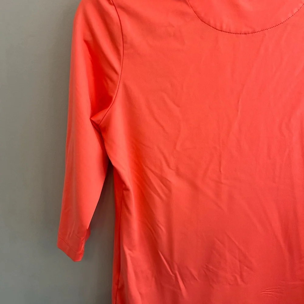 Peter Millar 2018 US Open women’s orange and blue golf shirt size S